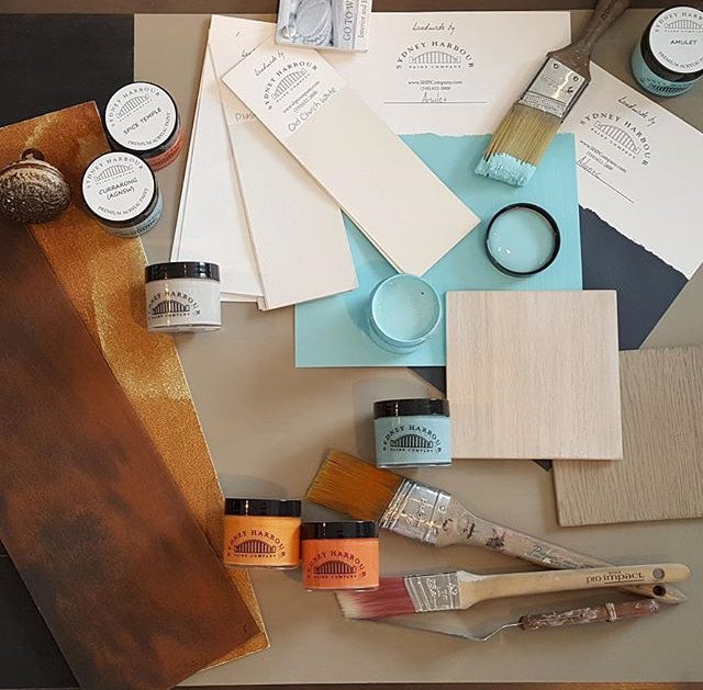 sydney harbour paint company sample jars and samples of products liquid iron paint high quality acrylic paint zero voc paint best color paint and local paint brushes