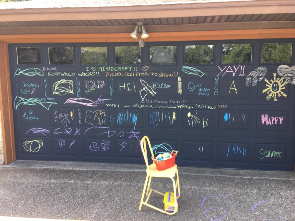navy blue chalkboard paint
